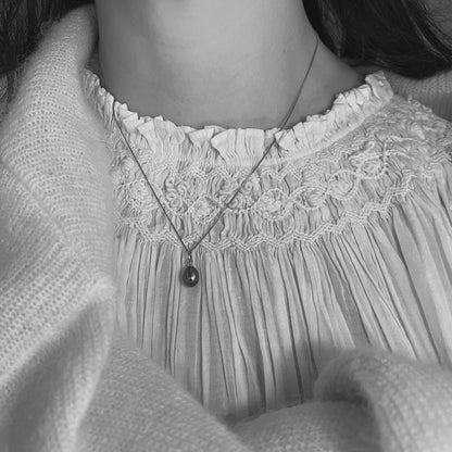 14K Tahitian Pearl Charm