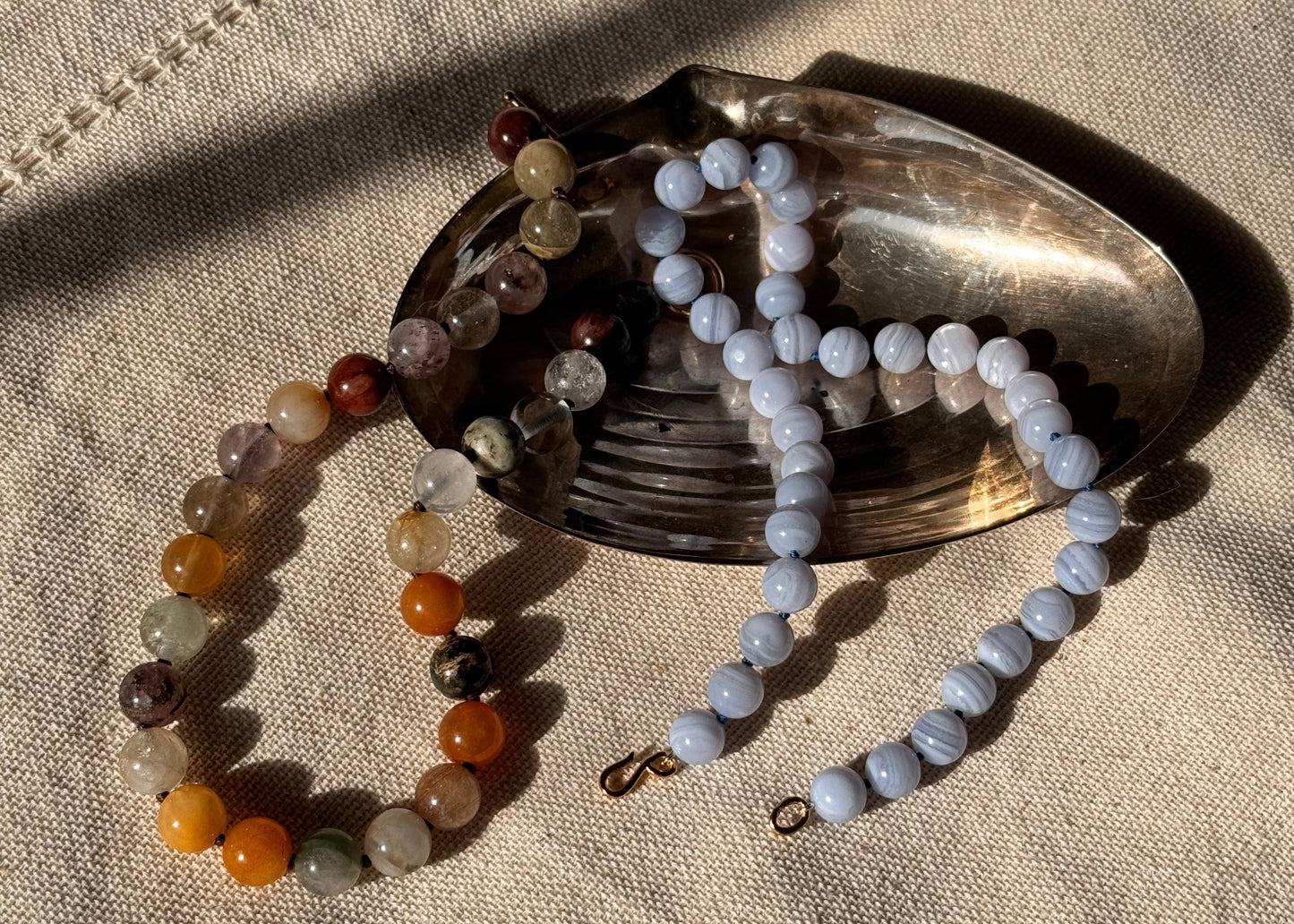 Blue Lace Agate Strand